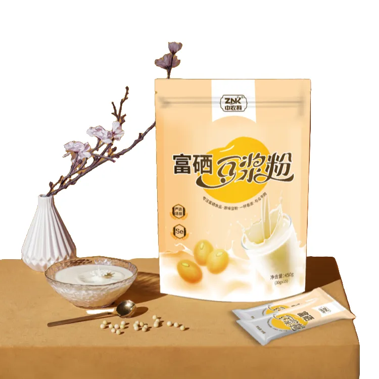 原味富硒豆浆粉纯正丝滑豆香浓郁纯正豆浆粉营养细腻早餐纯豆浆粉