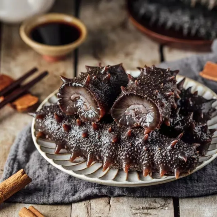 青岛即食海参营养批发60只左右加两只试吃（活参加工顺丰包邮）即食