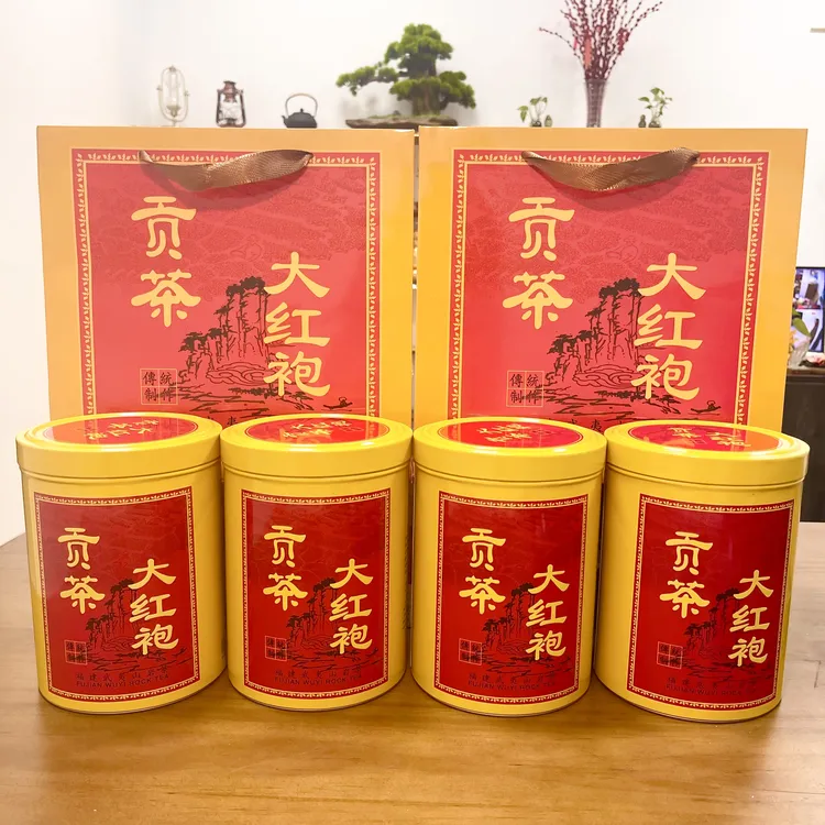 宠粉福利 武夷岩茶大红袍 浓香型茶叶礼盒装买一送一