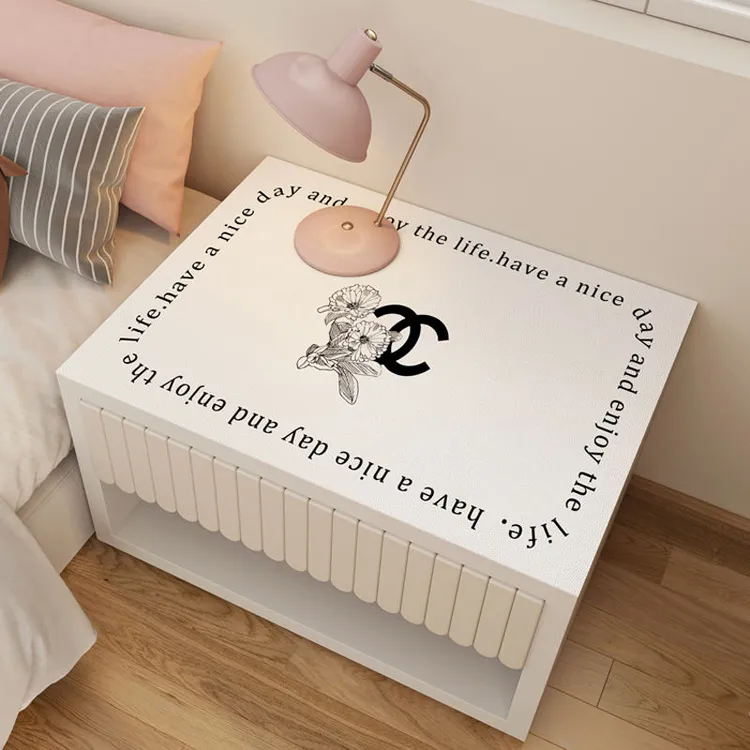 轻奢高级感卧室皮革床头柜垫网红小桌布冰箱防尘桌垫防水防烫盖布