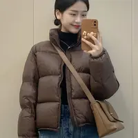 羽绒棉服女冬季短款宽松棉衣韩版小个子加厚面包服休闲百搭棉袄潮