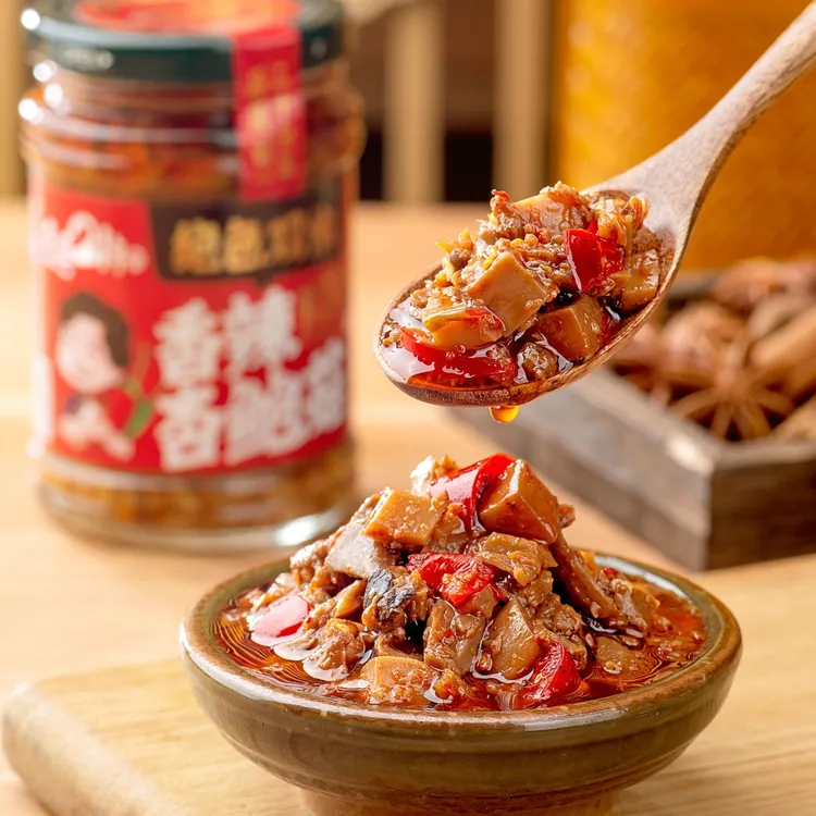 璞纯杏鲍菇拌饭酱230G*2瓶拌面酱下饭香辣/泡椒四川