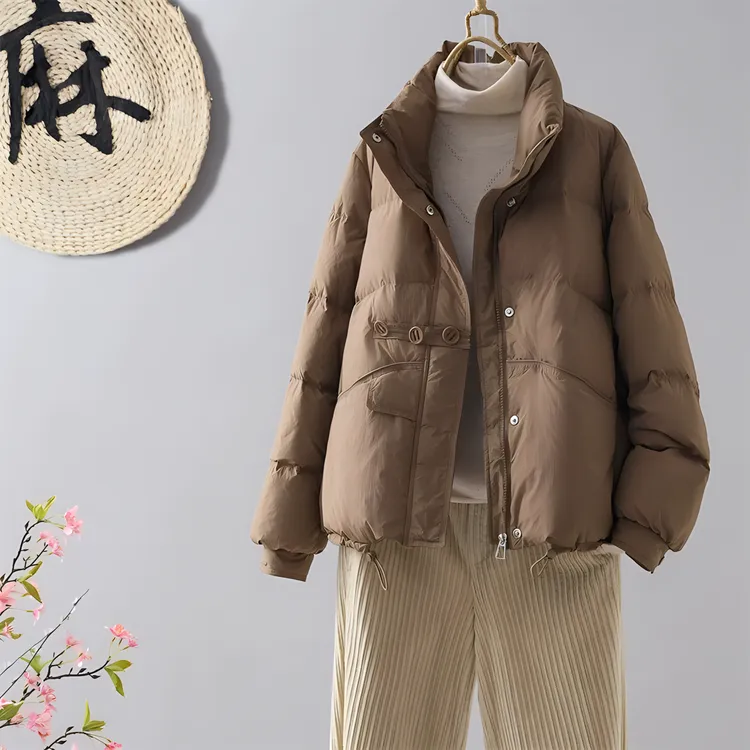 ZRRX 2025新中式国风羽绒服 王炸宠粉 两位数短款白鸭绒加厚女装