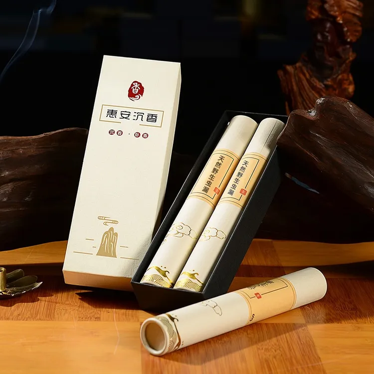 华霖沉香天然野生虫漏线香礼盒助眠舒缓瑜伽书房卧室室内纯正熏香