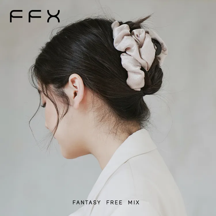 弗弗西FFX【尚蒂】闪光褶皱小抓夹气质网红发夹女时尚头饰