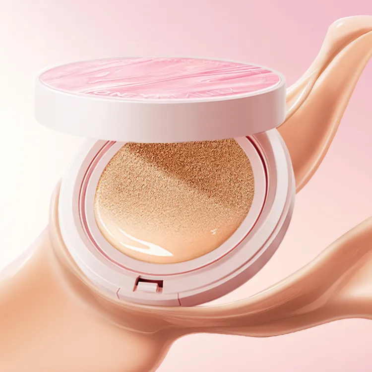 透蜜御颜柔光锁妆气垫霜蹭不掉不脱妆气垫