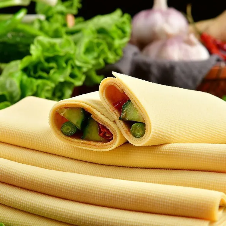 东北特产榆树干豆腐营养优质豆香细纹卤水健康豆腐皮凉拌精选发货