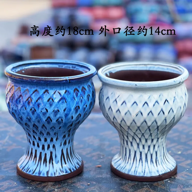 粗陶宜兴多肉陶罐花盆复古创意土陶罐子盆粗陶花盆绿萝花盆特价