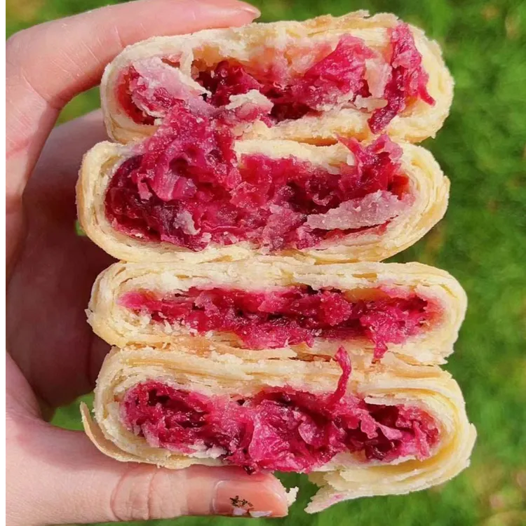 【21年老品牌】云南特产美食傣乡园玫瑰鲜花饼30g*10枚礼盒早餐糕点