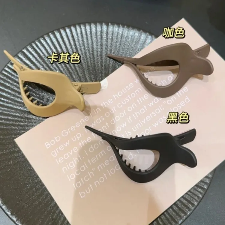 韩国鸭嘴夹百搭盘头发饰品后脑勺发卡一字夹头饰