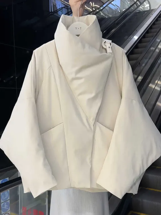 短款棉服女秋冬季新款2025新款时尚洋气高级感小众设计感小个子