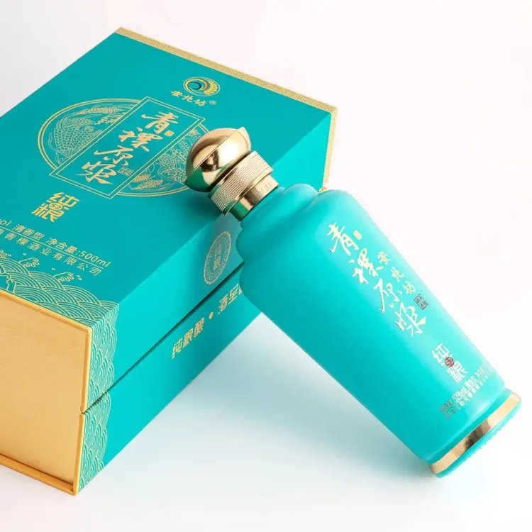 安兆坊坊青稞原浆固态纯粮酒52度蓝纯粮500ml单瓶装52度500ml