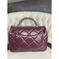 姝宴真皮女包卷手提红色-1