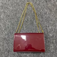 姝宴真皮女包砖红色