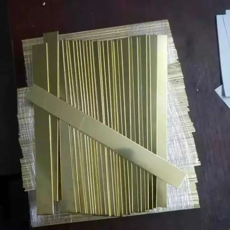 铜片钢片橡胶鞋底中边电热割边专用黄铜片鞋底割中边刀片黄铜片