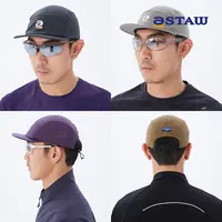 STAW世拓短檐速干跑步马拉松越野凉感抗菌越野upf40+防晒遮阳帽