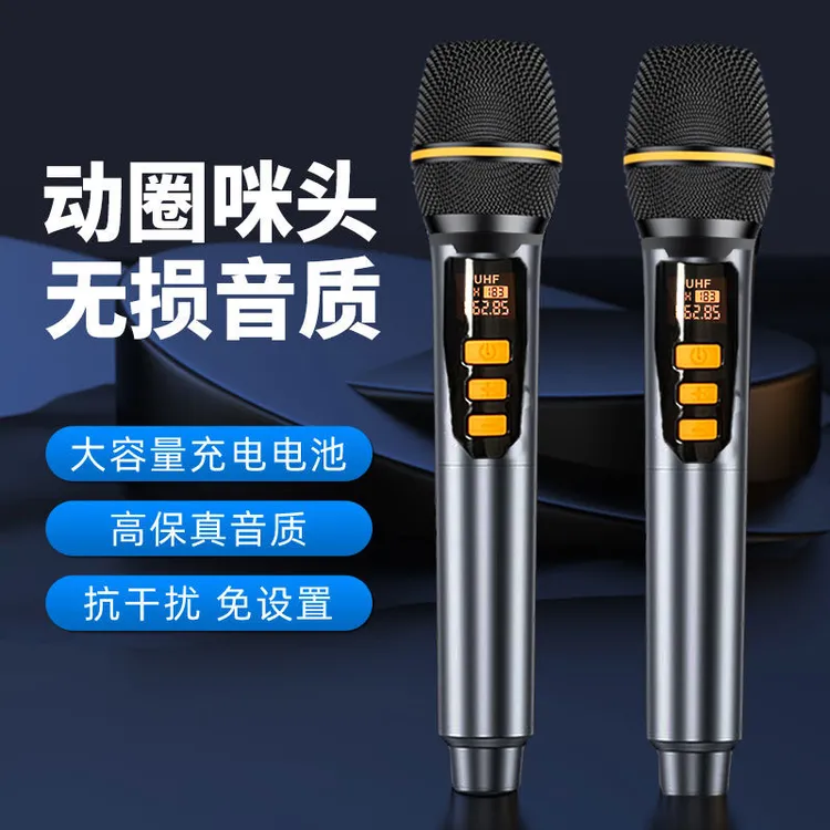 LEITEMING/雷特明无线话筒 音箱音响手持式麦克风 一拖一  一拖二