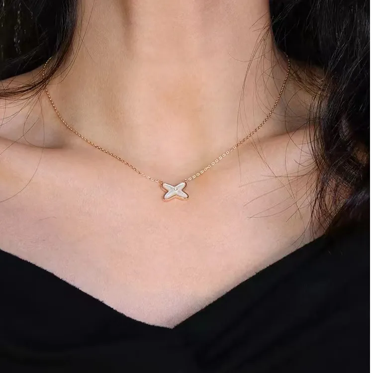 坠链均925银合成锆石 2024新款锁骨颈链项链女配饰轻奢小众