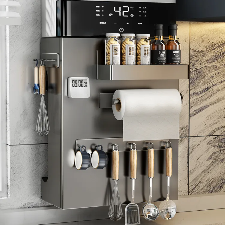 燃气热水器遮挡罩壁挂炉下方遮丑瓦斯管道装饰热水器遮挡置物架