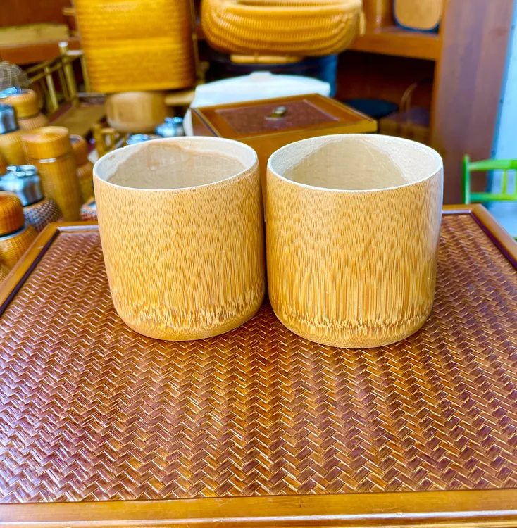 竹制创意小茶（发3个）
