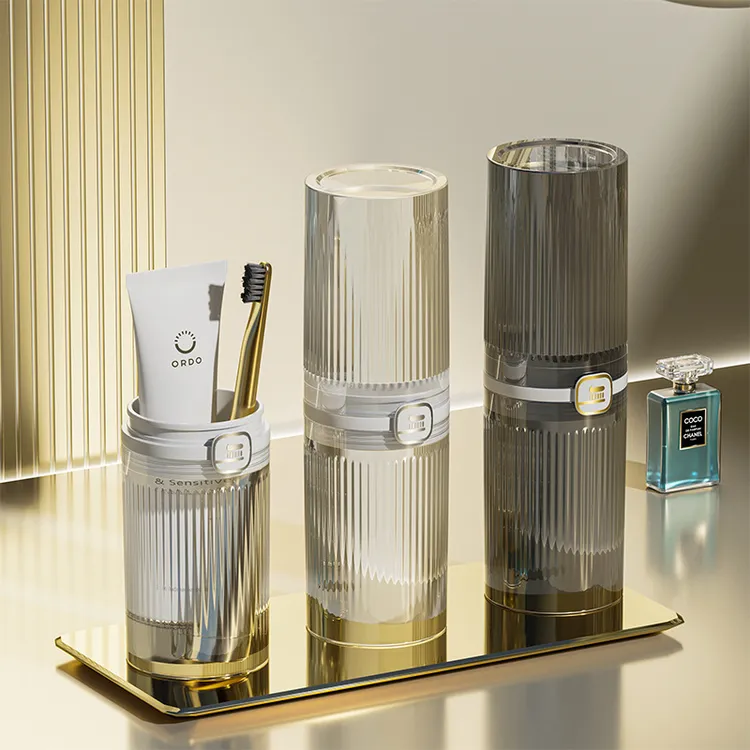 新款轻奢套装刷牙杯情侣牙缸卫生间漱口杯家用牙刷置物架洗漱杯子