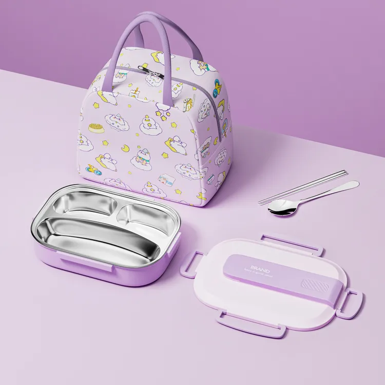 316不锈钢保温饭盒小学生专用食品级分格便当餐盒