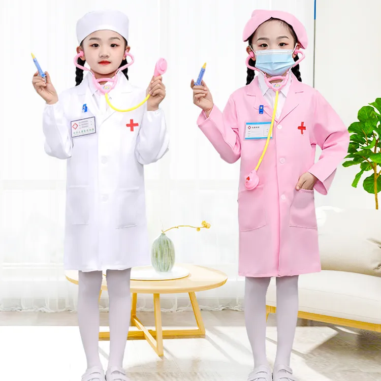 儿童小医生小孩白大褂小护士服幼儿园职业过家家玩具角色扮演全套