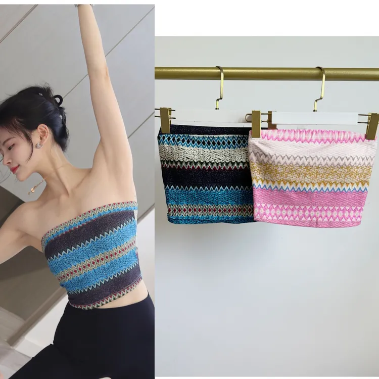 运动抹胸专业健身文胸上衣网红小众设计异域风清瑜伽时尚外穿内衣