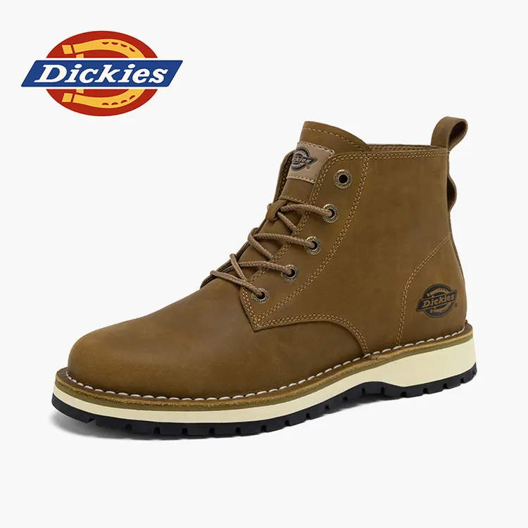 Dickies高帮复古大黄靴休闲马丁靴男士时尚户外百搭潮流英伦风