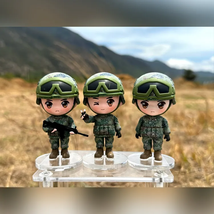 【曾小萌文创】曾小萌的兵小萌8厘米迷彩摆件纪念品礼物