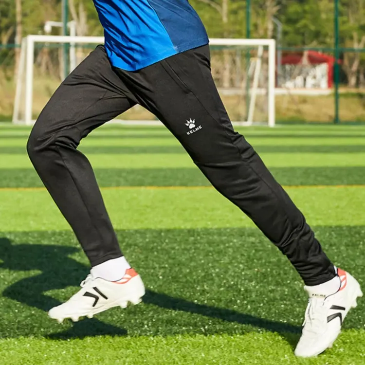 KELME卡尔美儿童厚款加绒健身户外足球训练裤青少年运动裤【LIVE】