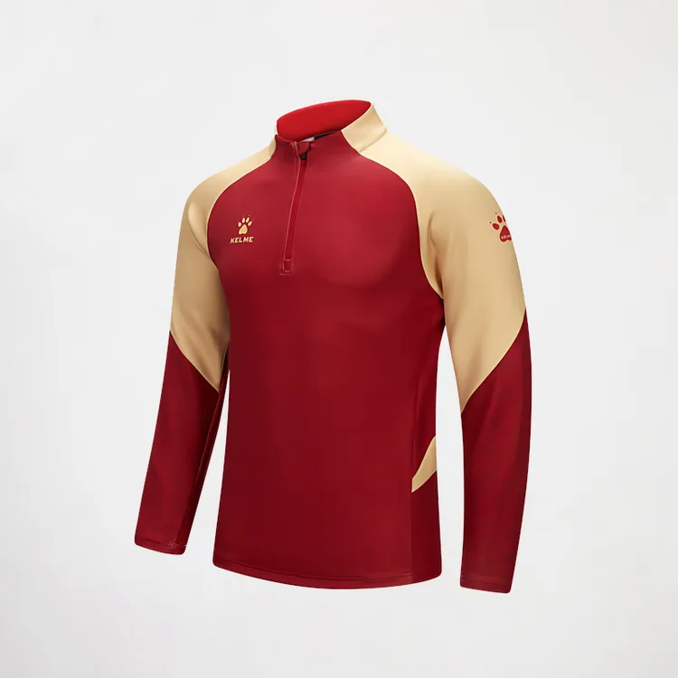 卡尔美旗舰店出征卡塔尔系列运动训练立领套头衫男子成人儿童BX