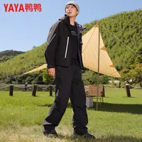 鸭鸭冰壳秋冬韩版情侣款工装裤90鹅绒裤保暖-TTSCPPNZ