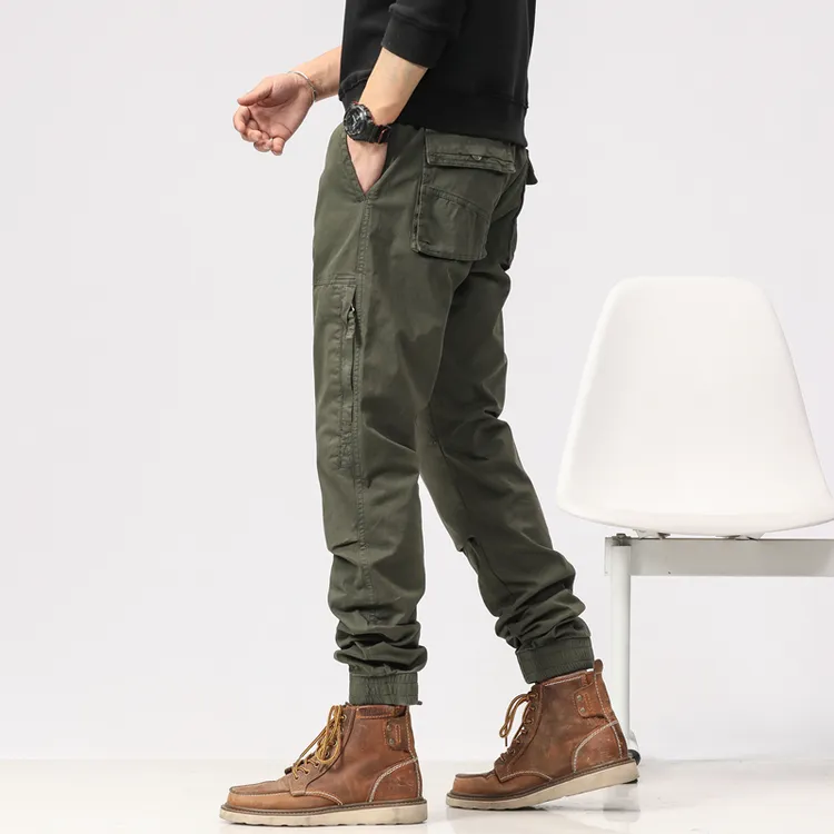 男裤百搭潮流工装裤男裤夏季薄款工装长裤百搭夏季男裤潮流休闲裤