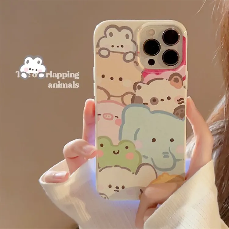 苹果14手机壳iPhone13promax卡通12/11爆款X/XS小众7P/8P新款可爱