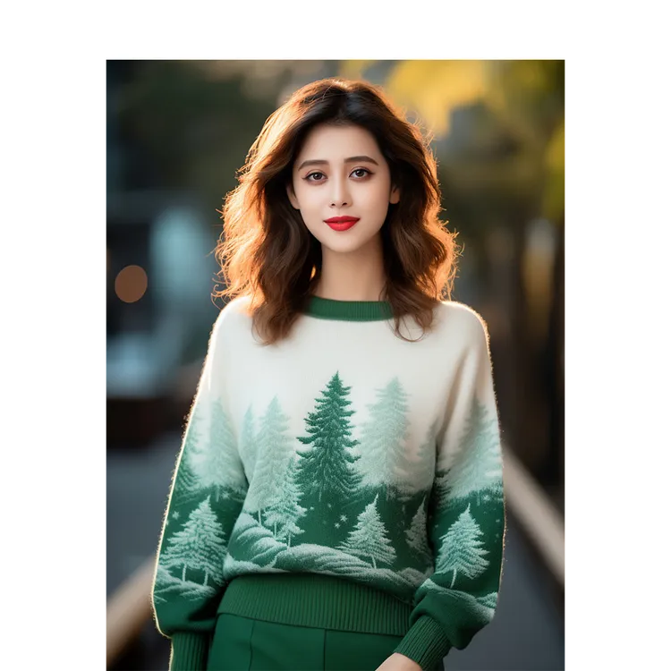 漂亮毛衣女2024新款秋冬穿搭高级感别致绝美超好看森系上衣针织衫
