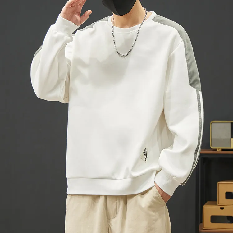大码新款卫衣高级感美式复古潮牌爆款男装长袖衣服打底衫2025新款