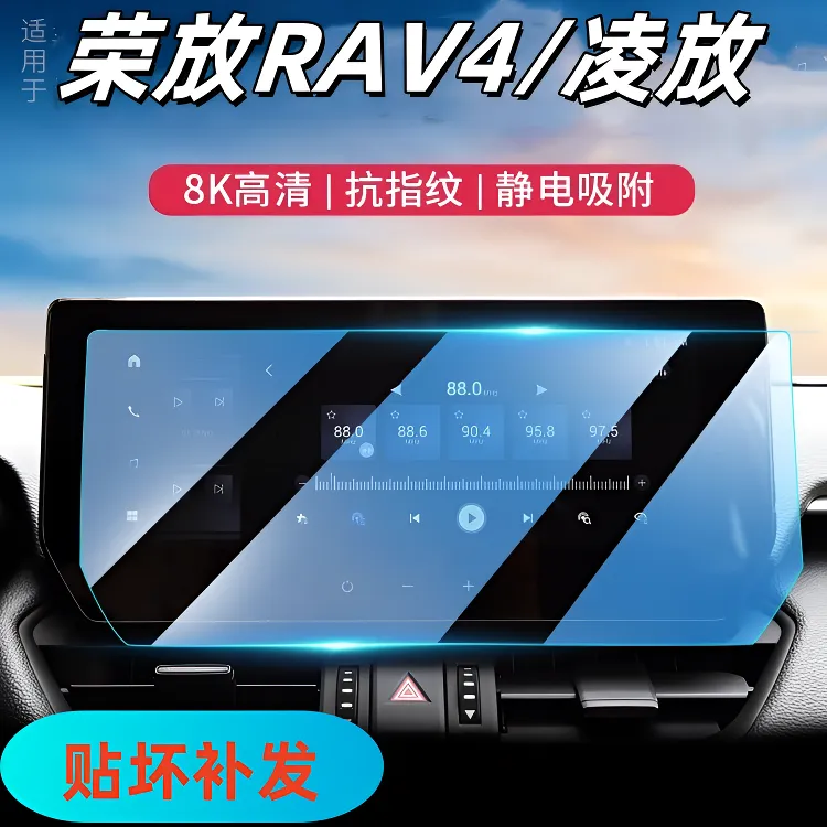 23号【一汽丰田—荣放/凌放】导航钢化膜仪表屏幕膜汽车内饰618大促