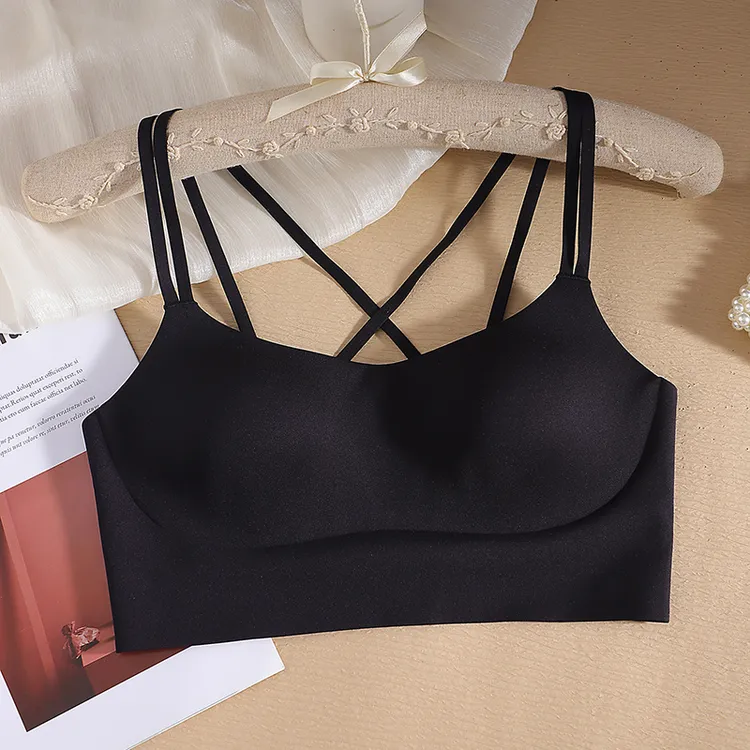 美背内衣女无痕运动薄款胸罩2025新款爆款收副乳一体式文胸无钢圈