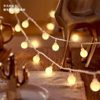 LED星星灯圣诞氛围灯生日布置新年春节装饰小彩灯闪灯串灯满天星