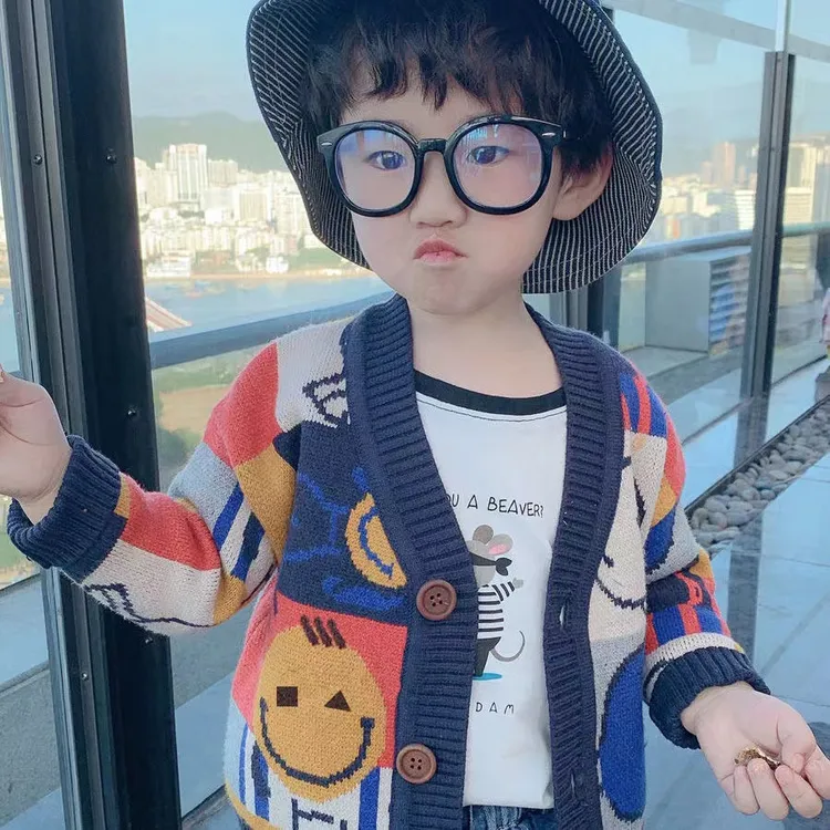 男女童秋款毛衣秋季开衫儿童男宝宝外套针织洋气春装春秋2025新款
