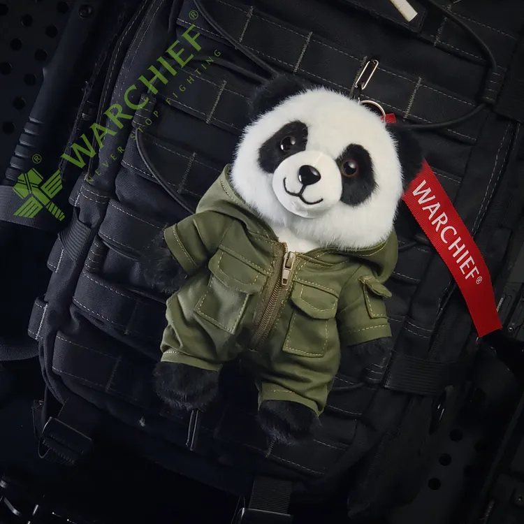 WARCHIEF/酋长熊猫战术挂件户外运动背包礼物挂件公仔装饰