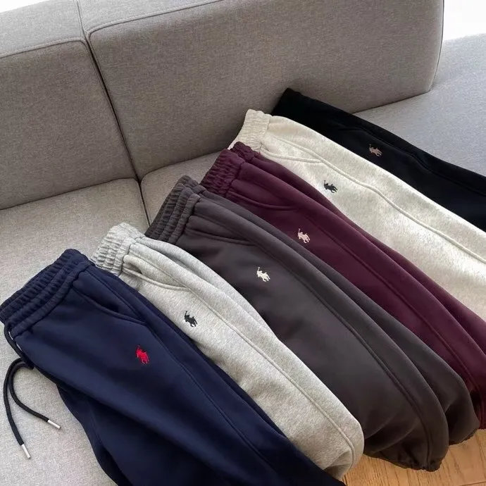 RL拉夫小马卫裤25秋冬女加厚加绒收口休闲裤束脚裤百搭神裤