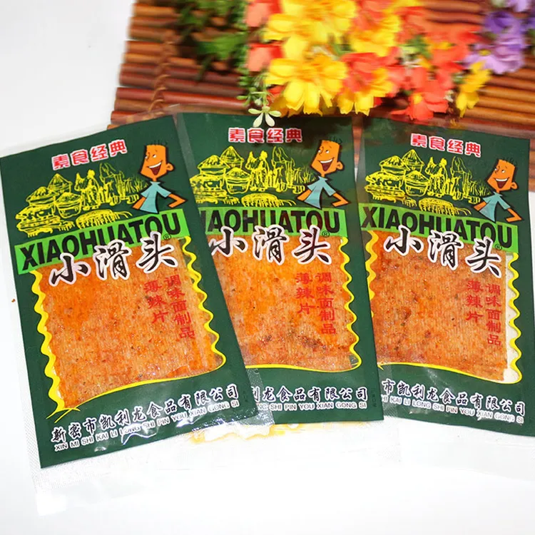 小滑头薄辣片18克每包8090童年儿时怀旧零食小时候校园食品