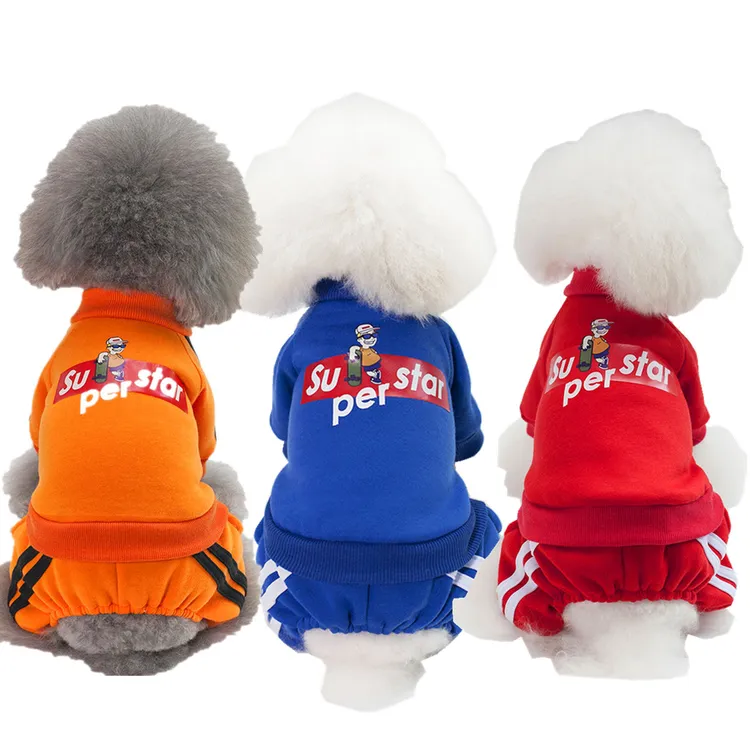 DADAGOU/哒哒狗狗狗衣服秋冬新款滑板小子卫衣泰迪宠物加绒保暖商品图