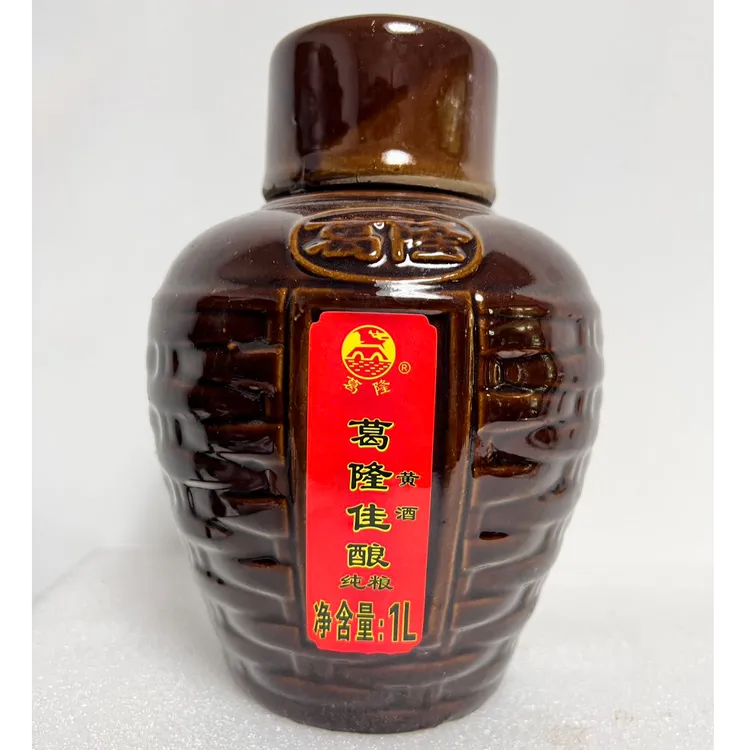  太仓归庄葛隆黄酒正宗箱装1000ml*6清爽型半干型大米黄酒12度