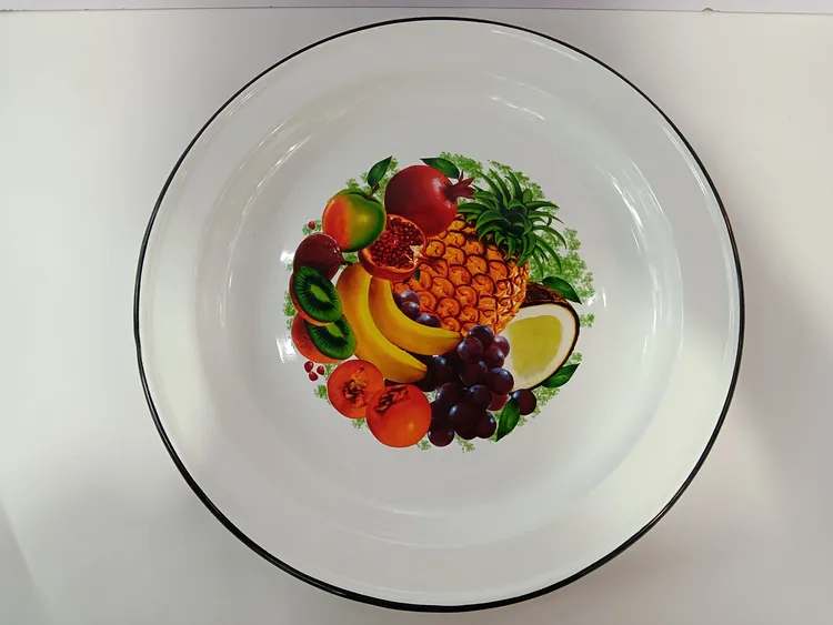 俄罗斯进口搪瓷盘子（2升）