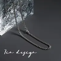 链子925银 7in【素色】小众设计复古情侣个性s925素款项链(60cm)