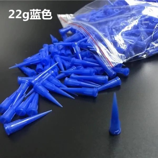 胶水针头塑料针头蓝色针头玻璃针筒针头点胶机针头卡扣式转换针头