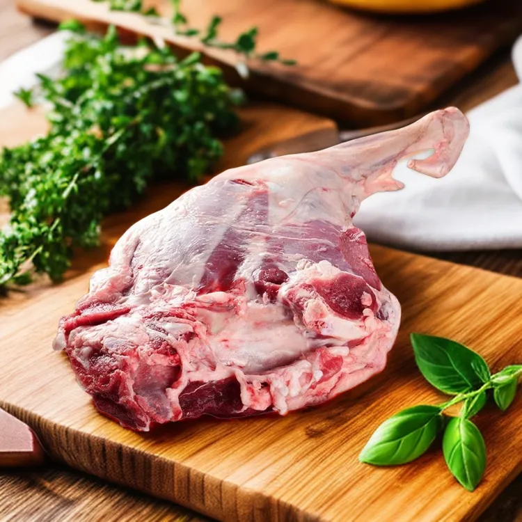 西北祁连清泉羊羔肉滩羊生羊肉烧烤清炖黄焖现宰现发手把肉羊腿